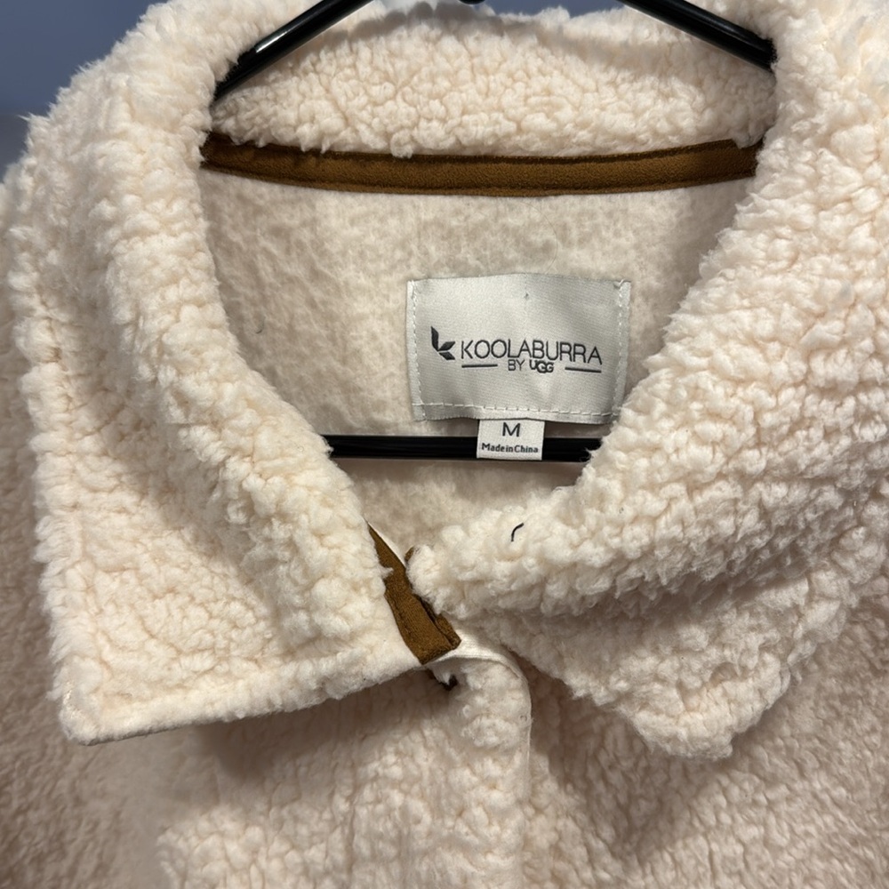 Koolaburra By Ugg Sherpa Shacket, Size M - image 4